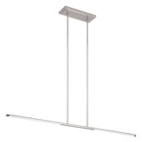 Overture 48-inch 2-light Polished Nickel 5CCT LED Linear Chandelier