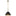 Mcgill 16-inch 1-light Natural Brass Pendant Light with Matte Black and Gold Metal Shade