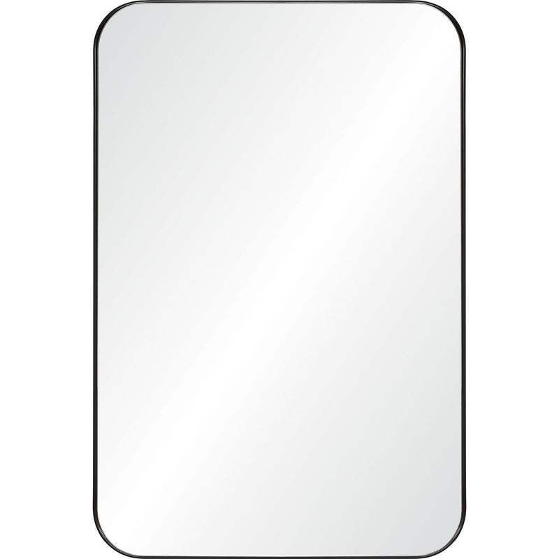 Glencoe Wall Mirror Matte Black By Renwil