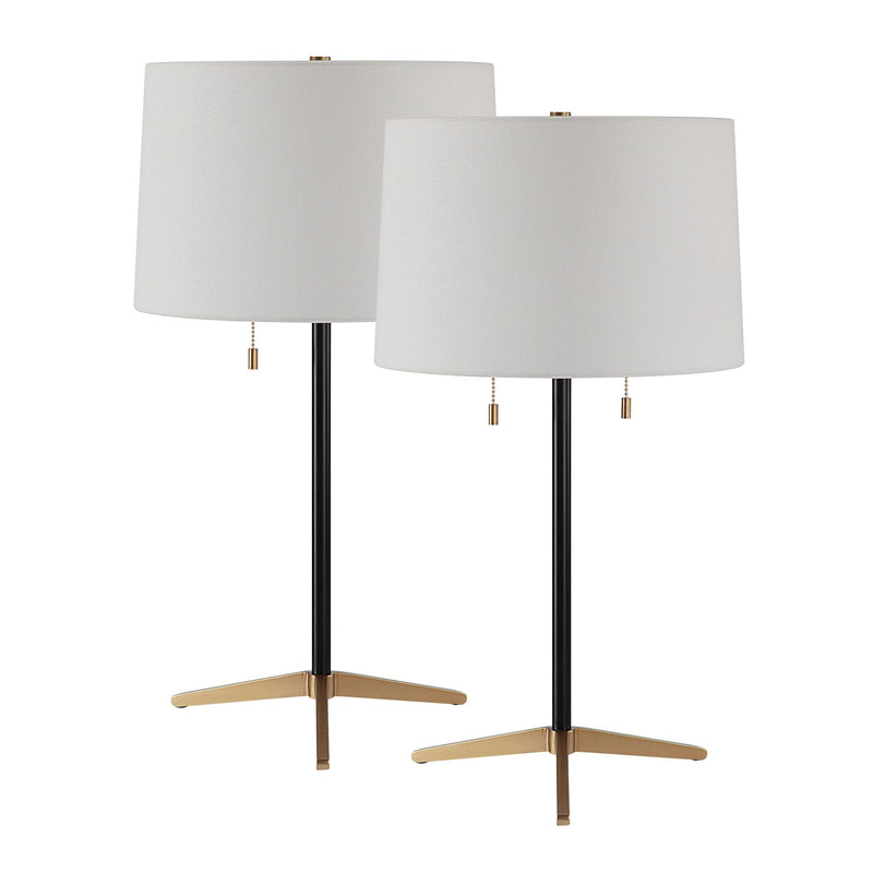 Orono Table Lamp- Set of two Matte Black By Renwil