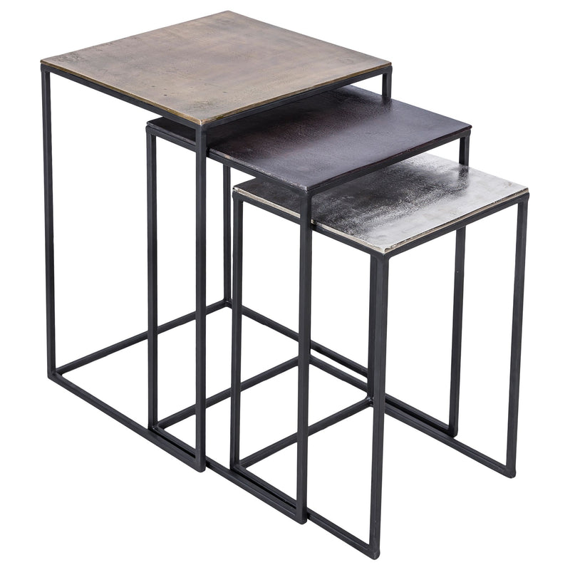 Threefold Table Bronze, nickel By Renwil