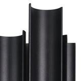 Kestrel 22-inch 3-light Textured Black 5CCT LED Exterior Wall Sconce