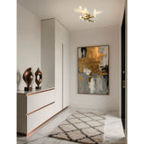 Manhattan 18-inch 6-light Brushed Gold LED Wall Sconce
