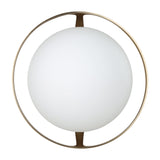Parker 6-inch 1-light Champagne Gold Vanity Light with Etched Opal Glass Shade