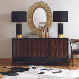 The Tuxedo Table Lamp Black And Gold By Renwil