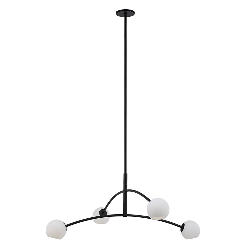 Nube Ceiling Fixture Matte Black By Renwil