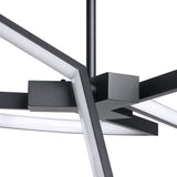 Alfie 30-inch 3-light Textured Black 3CCT LED Chandelier