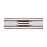 Colton 18-inch 2-light Brushed Nickel 5CCT LED Vanity Light with Etched Opal Glass Shades