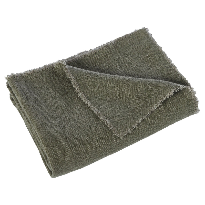 Vernier Throw Dark Green By Renwil