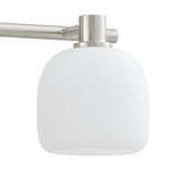 Valentina 24-inch 3-light Brushed Nickel Vanity Light with Etched Opal Glass Shades