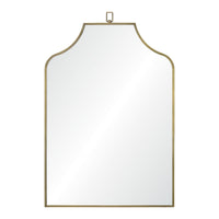 Calliope Wall Mirror Antique Brushed Brass By Renwil