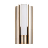 Colton 12-inch 1-light Champagne Gold 5CCT LED Vanity Light with Etched Opal Glass Shade