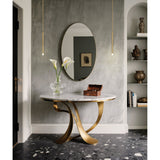 Manhattan 1-inch 1-light Brushed Gold LED Pendant Light