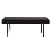 Lowe Bench MATTE BLACK By Renwil