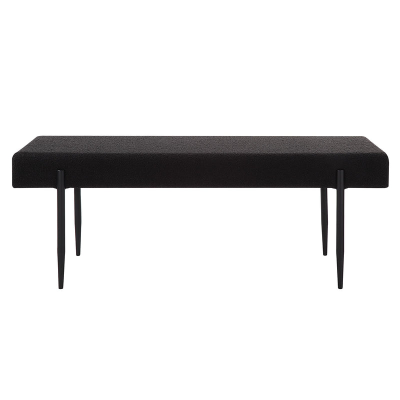 Lowe Bench MATTE BLACK By Renwil
