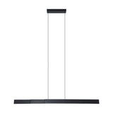 Falsetto 40–73-inch 3-light Textured Black 3CCT LED Expandable Linear Chandelier