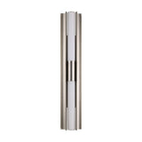 Colton 30-inch 2-light Brushed Nickel 5CCT LED Vanity Light with Etched Opal Glass Shades