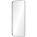 Delphinus Wall Mirror Satin NIckel By Renwil