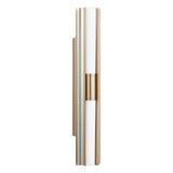 Colton 30-inch 2-light Champagne Gold 5CCT LED Vanity Light with Etched Opal Glass Shades