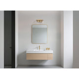 Gilford 14-inch 2-light Champagne Gold Vanity Light with Clear Glass Shades