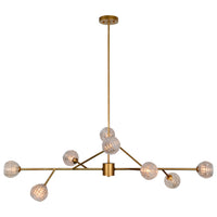 Damas Ceiling Fixture Antique Gold By Renwil
