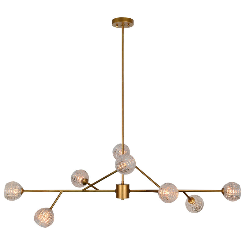 Damas Ceiling Fixture Antique Gold By Renwil