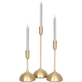 Ferris Candle Holder Gold By Renwil
