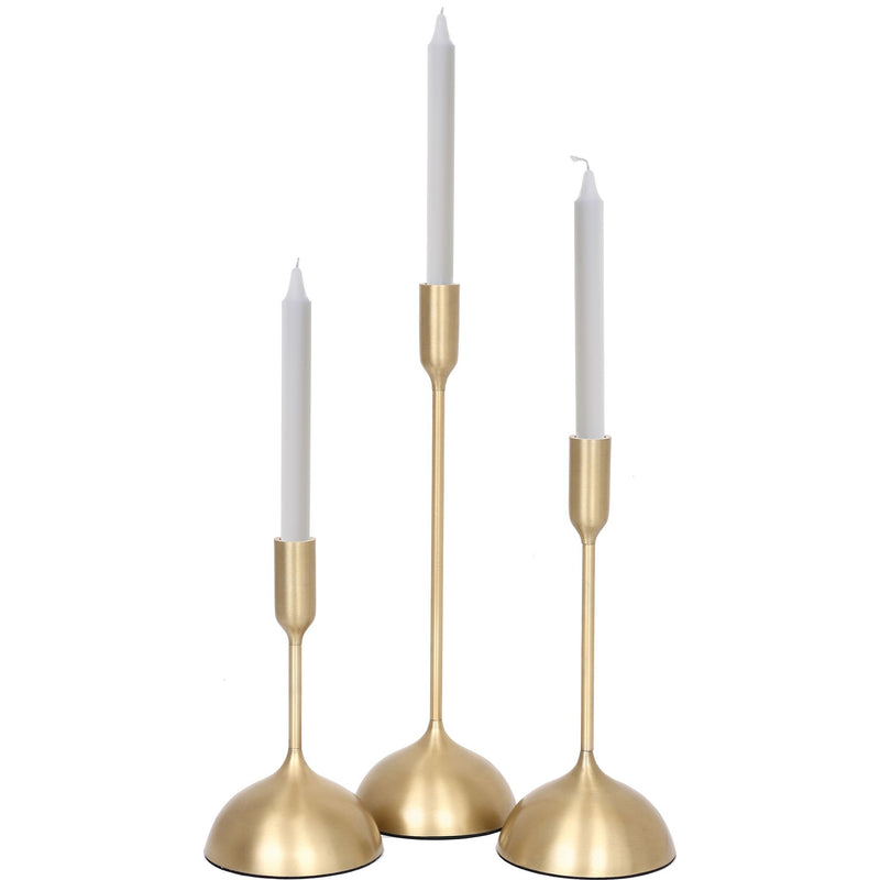 Ferris Candle Holder Gold By Renwil