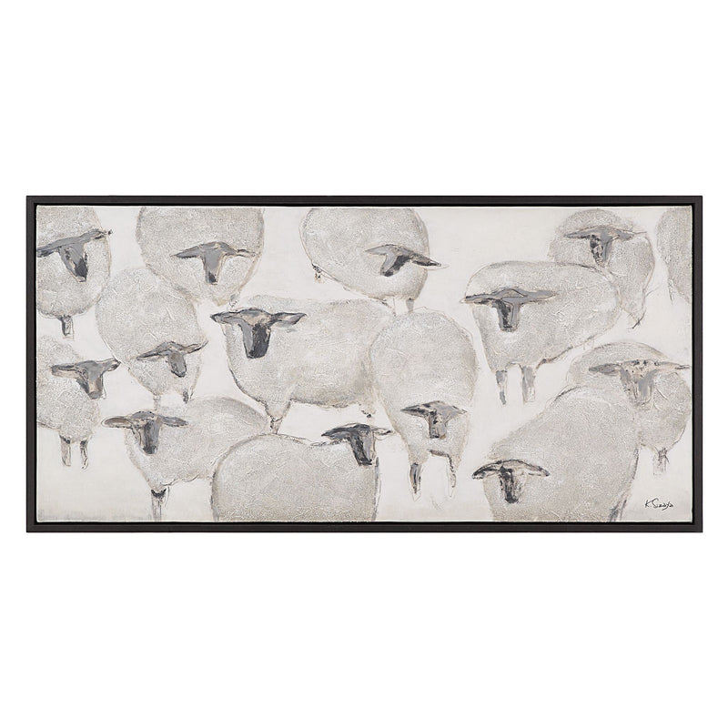 Shah  Canvas Art DARK GREY By Renwil