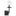 Jared 13-inch 1-light Matte Black Vanity Light with Clear Glass Shade