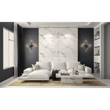 Manhattan 18-inch 6-light Matte Black LED Wall Sconce