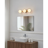 Parker 24-inch 3-light Brushed Nickel Vanity Light with Etched Opal Glass Shades