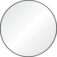 Posadas Wall Mirror Matte Black By Renwil