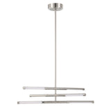 Overture 24-inch 6-light Polished Nickel 5CCT LED Chandelier
