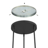 Julep 22-inch 9-light Matte Black Chandelier with Opal Glass Shades