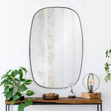 Bergen Wall Mirror Matte Black By Renwil