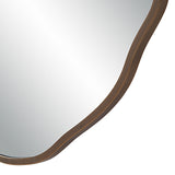 Bern Wall Mirror DARK ANTIQUE BRUSHED BRASS By Renwil