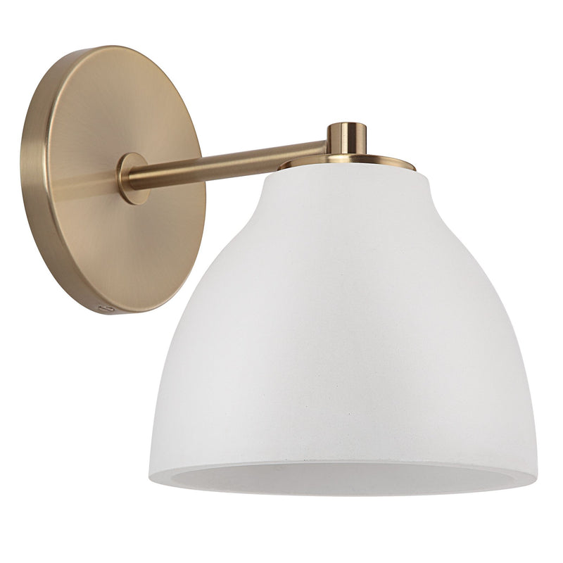 Mazia Wall Sconce Burnished Brass By Renwil