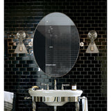 Azalea Wall Mirror Nickel Plated By Renwil