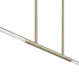 Overture 48-inch 2-light Champagne Gold 5CCT LED Linear Chandelier