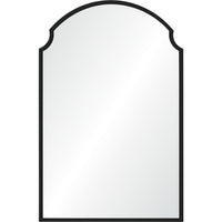 Asmara Wall Mirror Matte Black By Renwil
