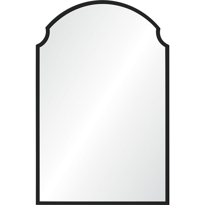 Asmara Wall Mirror Matte Black By Renwil