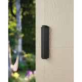Jubilee 24-inch Matte Black 5CCT LED Exterior Wall Sconce