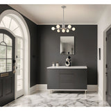 Stockholm 29-inch 7-light Polished Nickel Chandelier with Opal Glass Shades