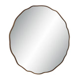 Bern Wall Mirror DARK ANTIQUE BRUSHED BRASS By Renwil