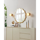 Parker 6-inch 1-light Champagne Gold Vanity Light with Etched Opal Glass Shade