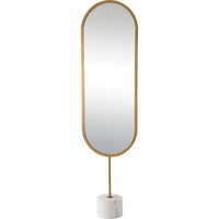 Taio Wall Mirror Antique Brass By Renwil