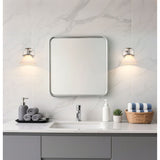 Tremolo 7-inch 1-light Brushed Nickel and Polished Nickel Vanity Light with Etched Opal Glass