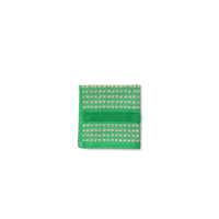 JUNA Check Towels, Green/Sand Washcloth By JUNA