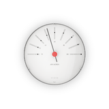 Arne Jacobsen Bankers Hygrometer, White, Ø: 4.7" By Arne Jacobsen